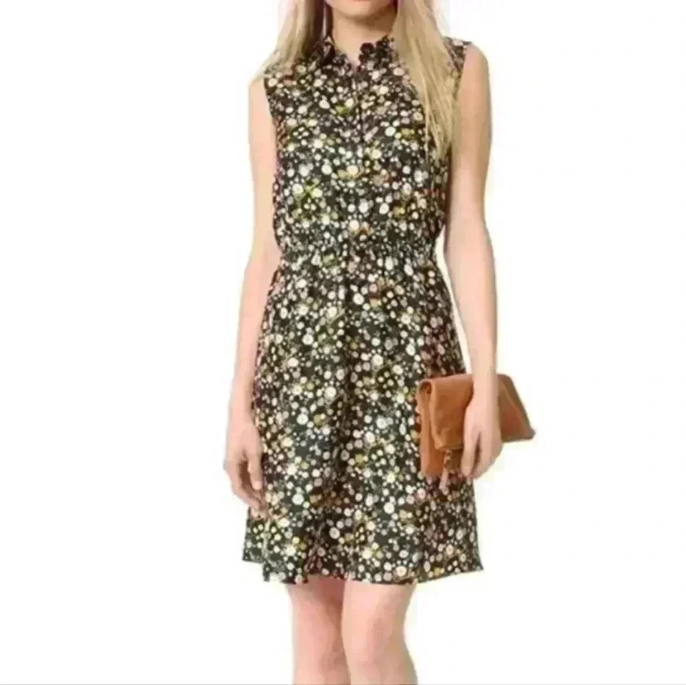 Tory Burch Womens Ryder Silk Floral Print